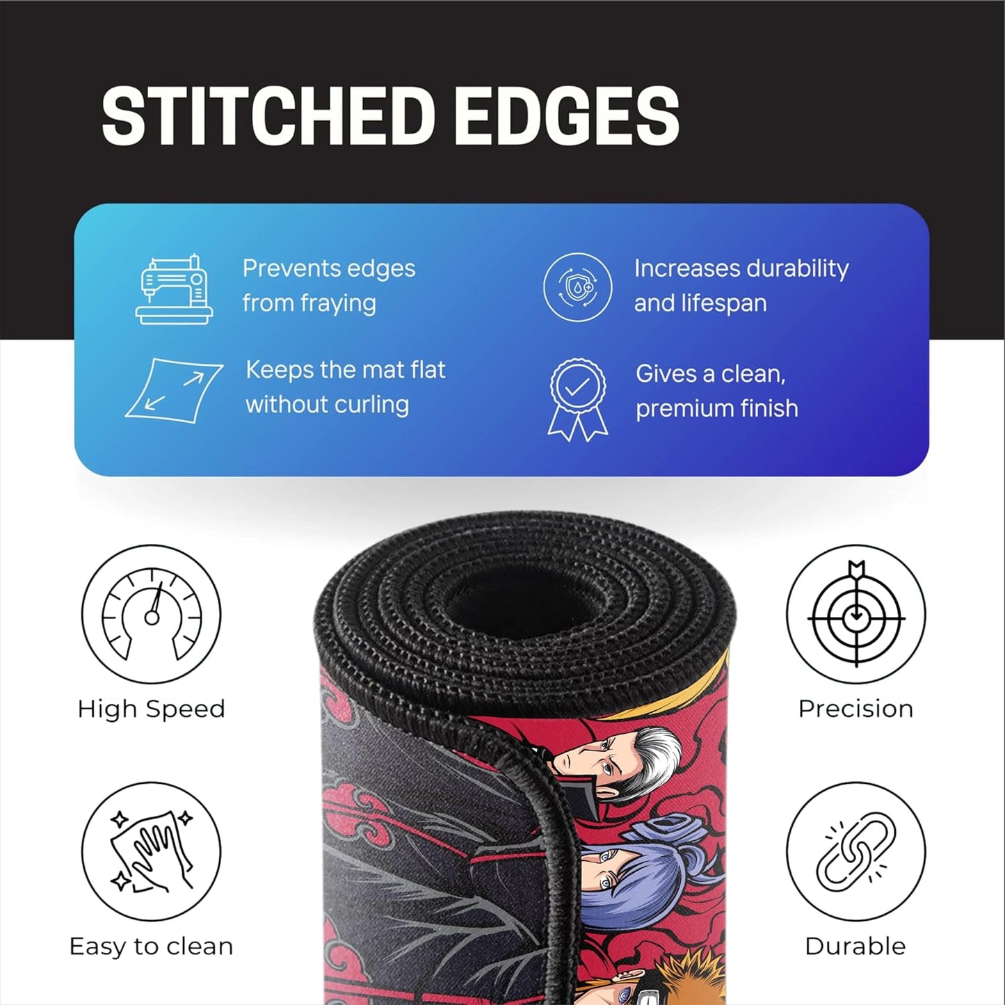 Akatsuki Inspired Anime Mouse Pad