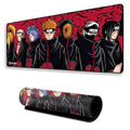 Akatsuki Anime Mouse Pad 11×23 Inch 2mm Extended Gaming Desk Mat with Anti-Slip Rubber Base Mousepad for Smooth Surface Desk pad for PC & Laptop Use Waterproof & Stiched (Multicolour) Deskpad