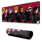 Akatsuki Anime Mouse Pad 11×23 Inch 2mm Extended Gaming Desk Mat with Anti-Slip Rubber Base Mousepad for Smooth Surface Desk pad for PC & Laptop Use Waterproof & Stiched (Multicolour) Deskpad