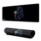 Astronaut Space Mouse Pad 18×36 Inch 3mm Extended Gaming Desk Mat with Anti-Slip Rubber Base Mousepad for Smooth Surface Desk pad for PC & Laptop Use Waterproof & Stiched (Multicolour) Deskpad