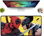 Action Hero Inspired Large Desk Mat, Desk Pad, Mouse Pad