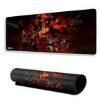 Demon King Army Mouse Pad 18×36 Inch 3mm Extended Gaming Desk Mat with Anti-Slip Rubber Base Mousepad for Smooth Surface Desk pad for PC & Laptop Use Waterproof & Stiched (Multicolour) Deskpad