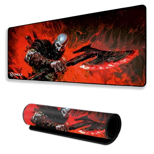 Action Warrior Theme Large Desk Mat, Desk Pad, Mouse Pad