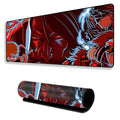 Samurai Warrior Mouse Pad 11×23 Inch 2mm Extended Gaming Desk Mat with Anti-Slip Rubber Base Mousepad for Smooth Surface Desk pad for PC & Laptop Use Waterproof & Stiched (Multicolour) Deskpad