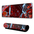 Samurai Warrior Mouse Pad 11×23 Inch 2mm Extended Gaming Desk Mat with Anti-Slip Rubber Base Mousepad for Smooth Surface Desk pad for PC & Laptop Use Waterproof & Stiched (Multicolour) Deskpad