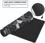 Abstract Geometric Grid Large Desk Mat, Desk Pad,Mouse Pad