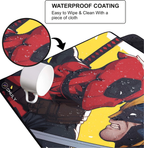 Action Hero Inspired Large Desk Mat, Desk Pad, Mouse Pad