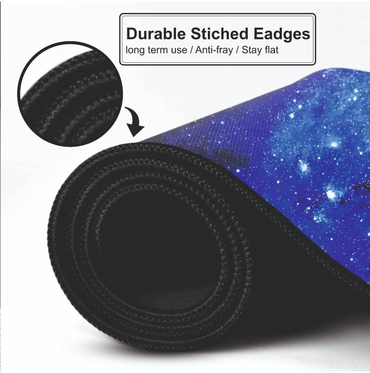 Cosmic Galaxy Space Large Desk Mat, Desk pad, Mouse Pad