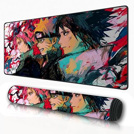 Anime Ninja Team Large  Desk Mat, Desk Pad, Mouse Pad