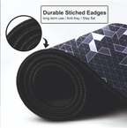 Abstract Geometric Grid Large Desk Mat, Desk Pad,Mouse Pad