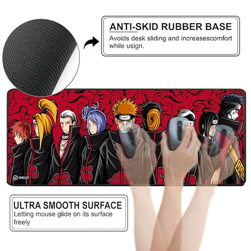 Akatsuki Anime Large Desk Mat, Desk Pad, Mouse Pad