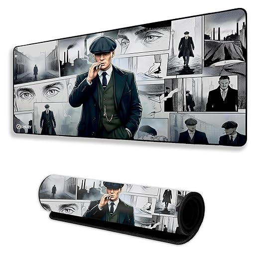 Vintage Gangster Large Desk Mat,Desk pad, Mouse Pad