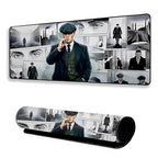 Vintage Gangster Mouse Pad 11×23 Inch 2mm Extended Gaming Desk Mat with Anti-Slip Rubber Base Mousepad for Smooth Surface Desk pad for PC & Laptop Use Waterproof & Stiched (Multicolour) Deskpad
