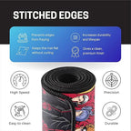 Akatsuki Anime Mouse Pad 11×23 Inch 2mm Extended Gaming Desk Mat with Anti-Slip Rubber Base Mousepad for Smooth Surface Desk pad for PC & Laptop Use Waterproof & Stiched (Multicolour) Deskpad