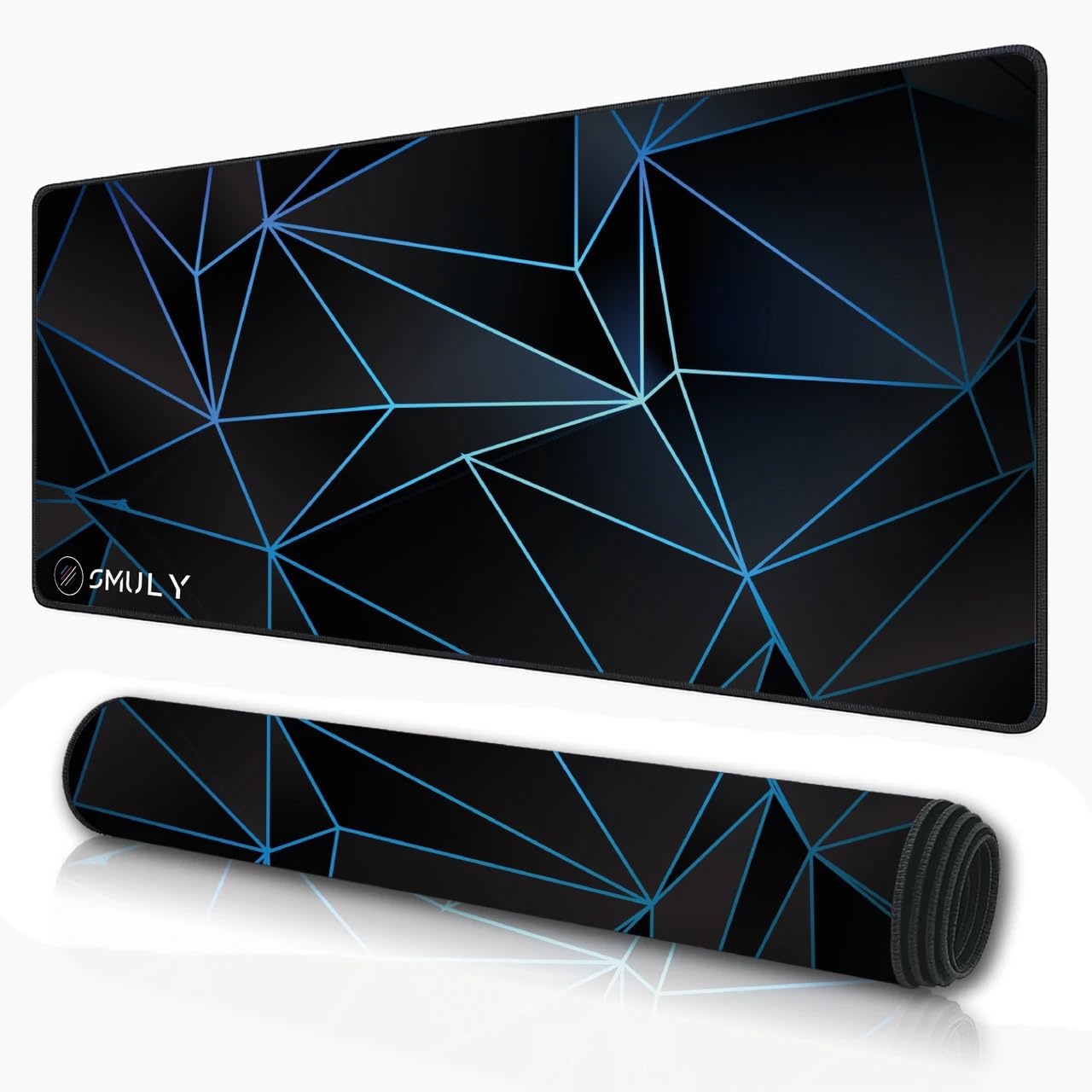 Large Extended Gaming Mouse Pad | Abstract Geometric Print