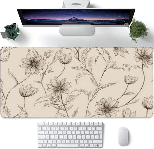 Minimalist Flowers | Desk Mats