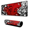 Anime Mouse Pad 11×23 Inch 2mm Extended Gaming Desk Mat with Anti-Slip Rubber Base Mousepad for Smooth Surface Desk pad for PC & Laptop Use Waterproof & Stiched (Multicolour) Deskpad