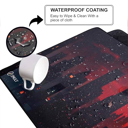 Animated Hero Inspired Mouse Pad 11×23 Inch 2mm Gaming Desk Mat