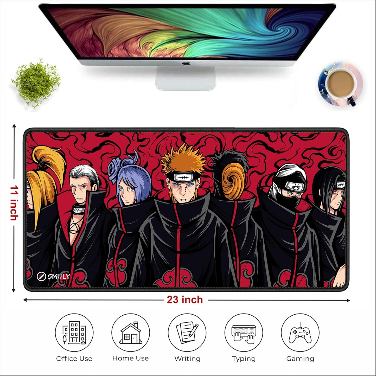 Akatsuki Inspired Anime Mouse Pad