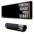 Motivational Large Gaming Mouse Pad, 11x23 Inch Extended Desk Mat, Waterproof Desk Pad with Anti-Slip Rubber Base Mousepad,Stitched Edges,Smooth Surface for Office, PC & Laptop (Multicolour)