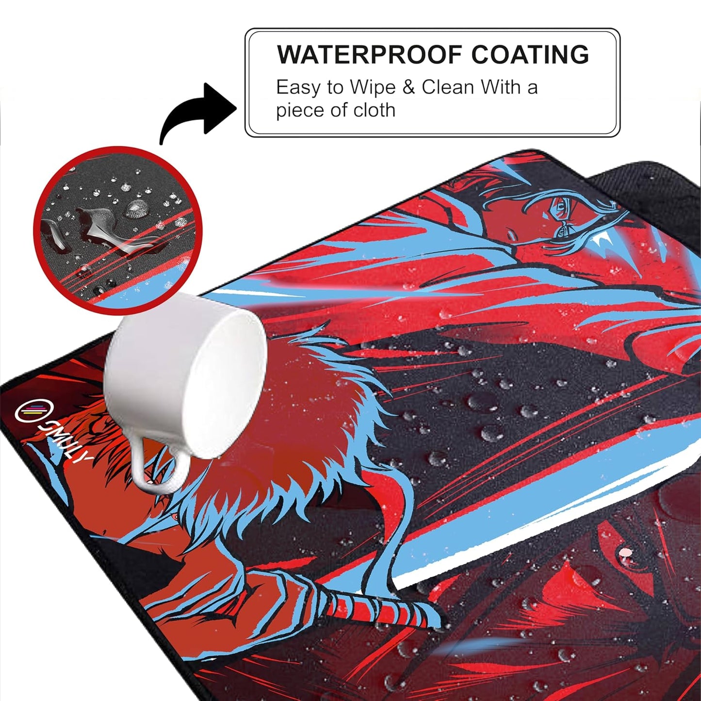 Anime Samurai Warrior XXL Mouse Pad Desk Pad