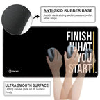 Motivational Large Gaming Mouse Pad, 11x23 Inch Extended Desk Mat, Waterproof Desk Pad with Anti-Slip Rubber Base Mousepad,Stitched Edges,Smooth Surface for Office, PC & Laptop (Multicolour)