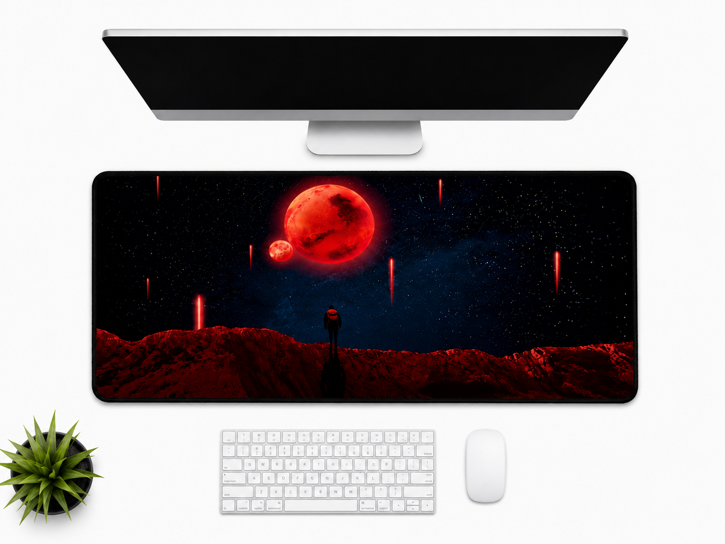 Red Planet Space Desk Mat