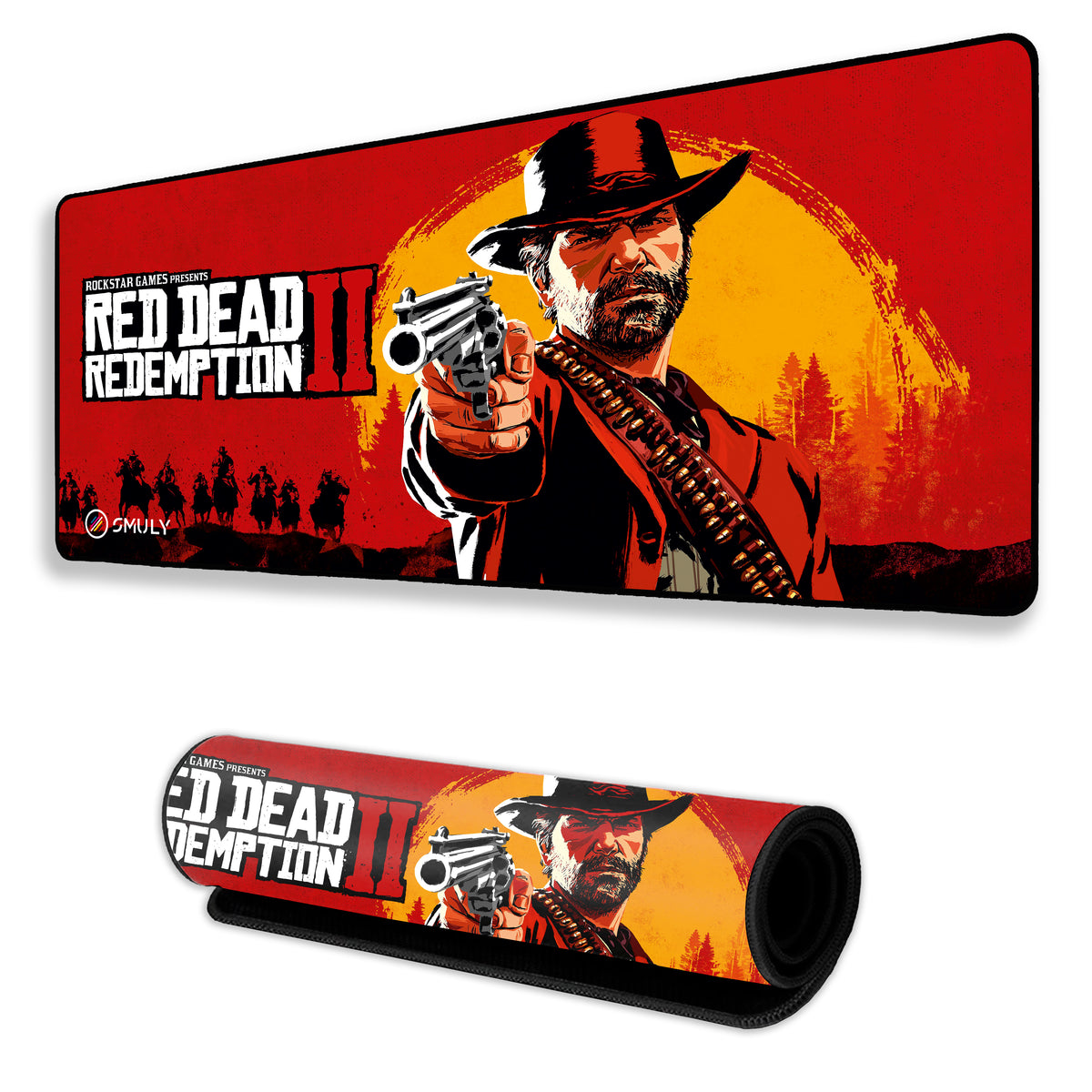 Western Cowboy Inspired Large Desk Mat, Desk Pad, Mouse Pad