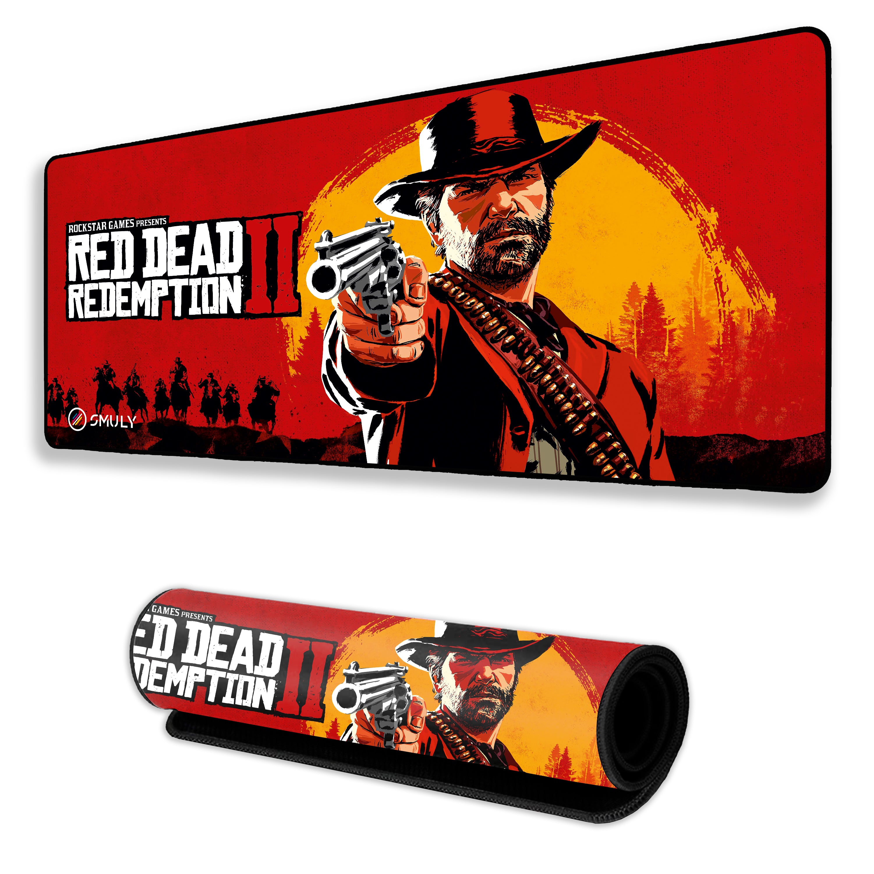 Western Cowboy Inspired Large Desk Mat, Desk Pad, Mouse Pad