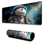 Stylish Cartoon Cat Large Desk Mat, Desk Pad, Mouse Pad
