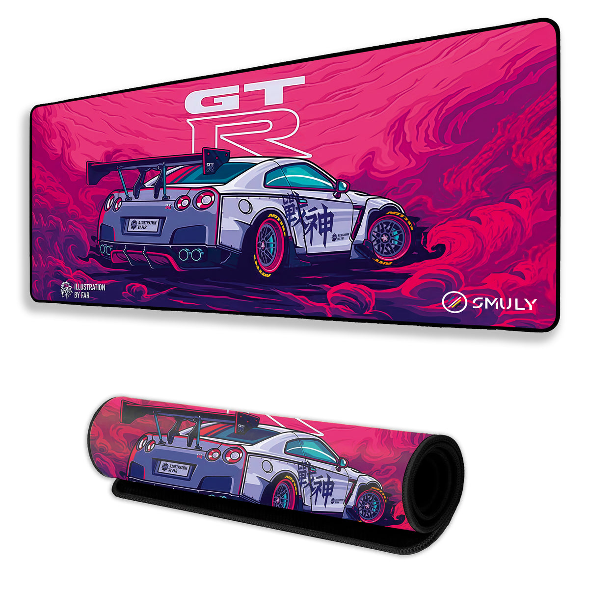 Racing Car Large Desk Mat, Desk Pad, Mouse Pad