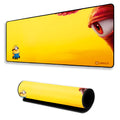 Cute Yellow Cartoon Large Desk Mat, Desk Pad, Mouse Pad