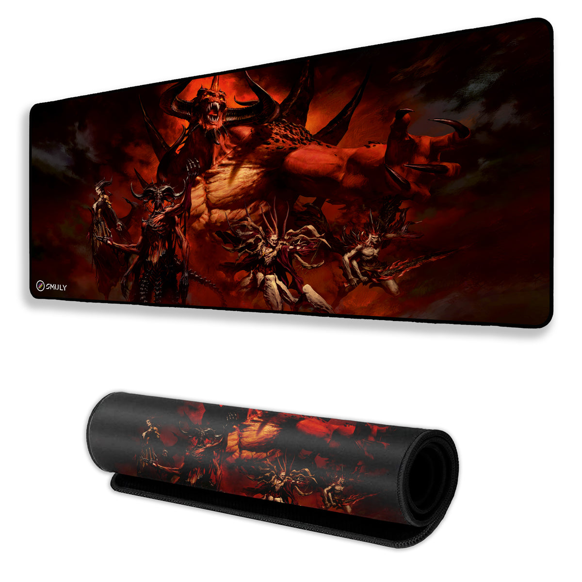 Demon King Army Large Desk Mat, Desk Pad, Mouse Pad
