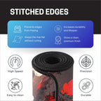 Red Warrior Large Desk Mat, Desk Pad, Mouse Pad