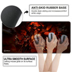 Demon King Army Large Desk Mat, Desk Pad, Mouse Pad