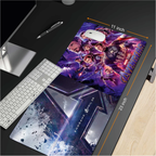 Comic Hero Inspired Large Desk Mat, Desk Pad, Mouse Pad