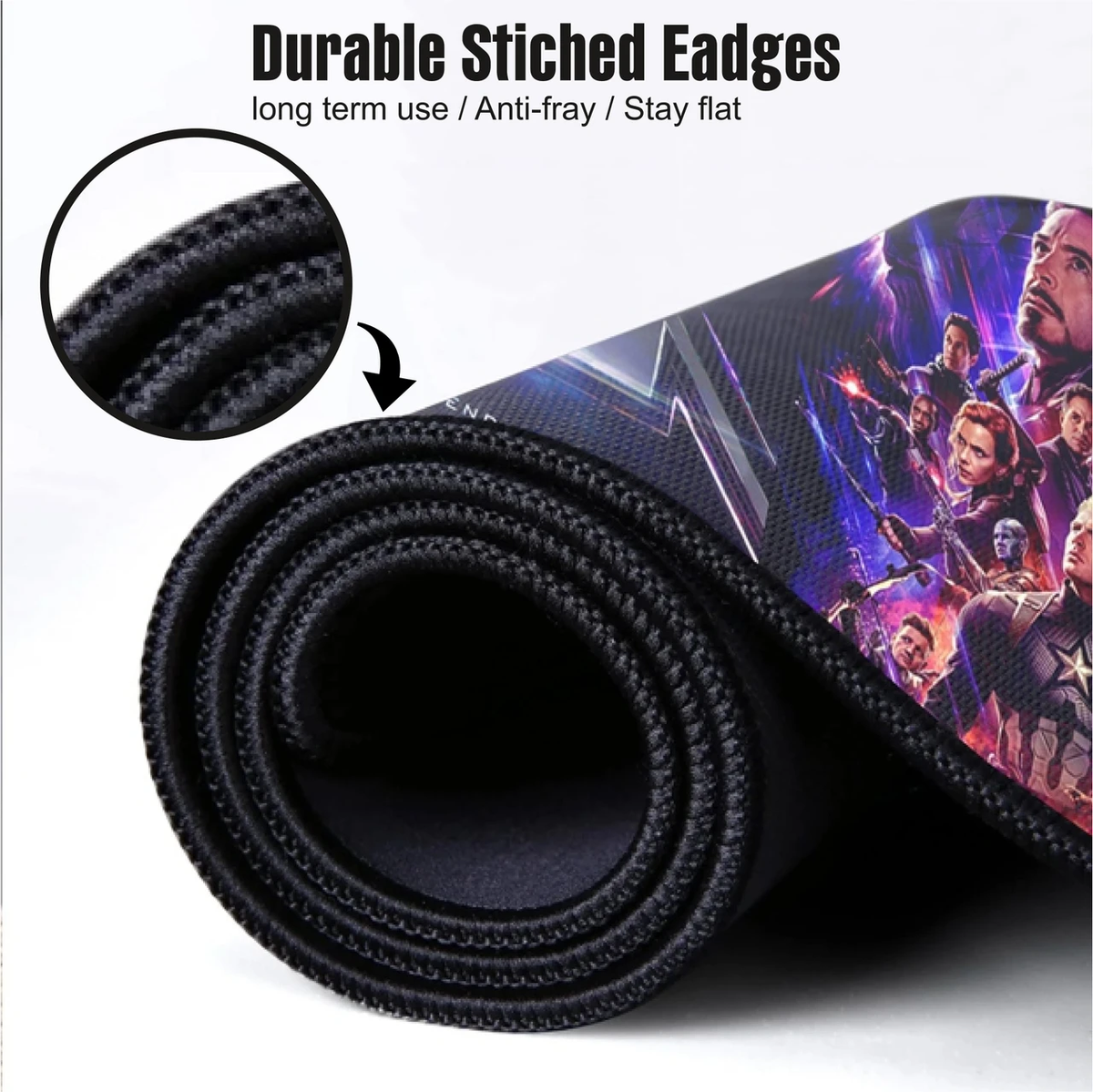 Comic Hero Inspired Large Desk Mat, Desk Pad, Mouse Pad