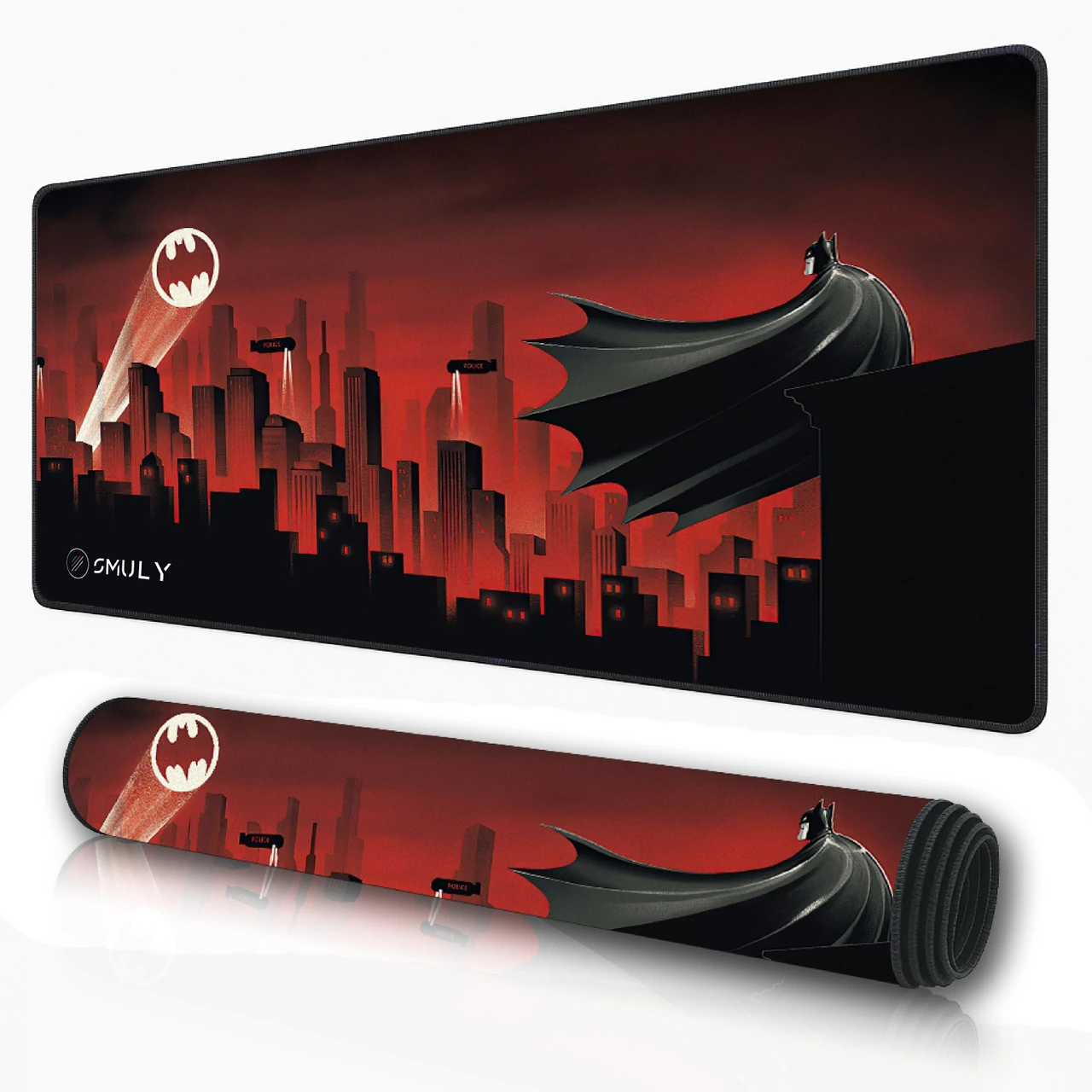 Dark Knight Inspired Large Desk Mat, Desk Pad, Mouse Pad