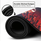Dark Knight Inspired Large Desk Mat, Desk Pad, Mouse Pad