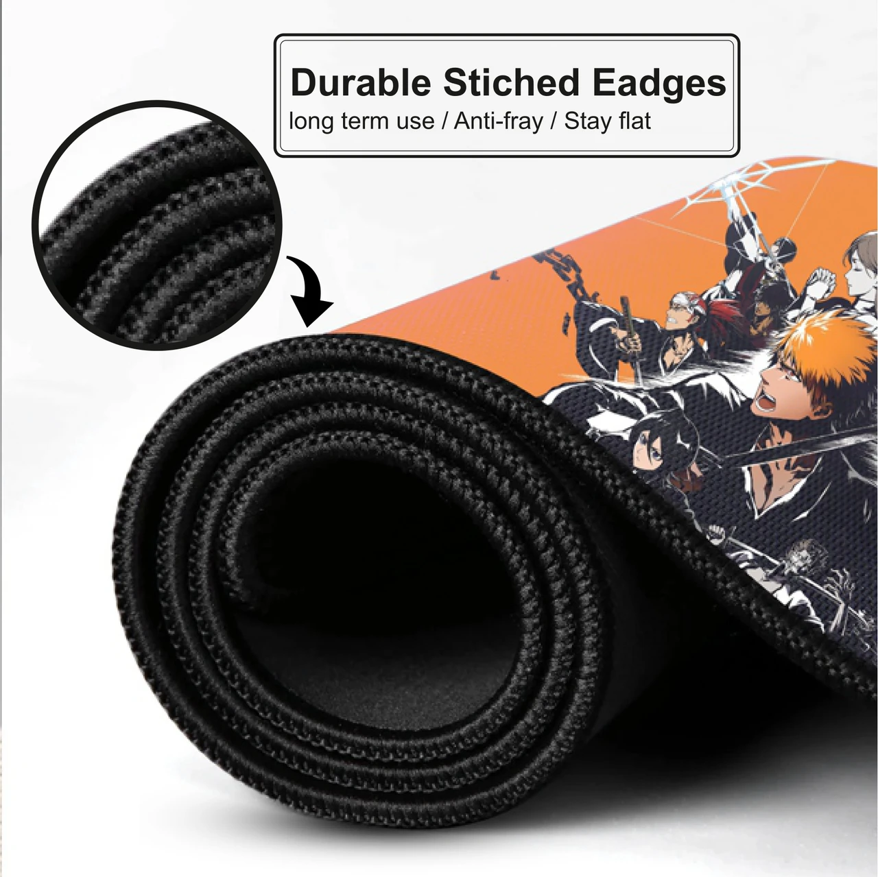 Anime Battle Theme  Large Desk Mat, Desk Pad, Mouse Pad